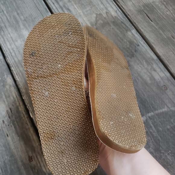 Amanda Blu pink rhinestone sandal flip flops size 8 - Picture 5 of 5